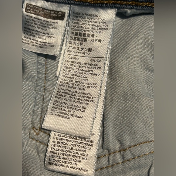 Levi’s Regular Fit 505 36x30 Men’s Blue Jeans 36 straight leg - Picture 7 of 16